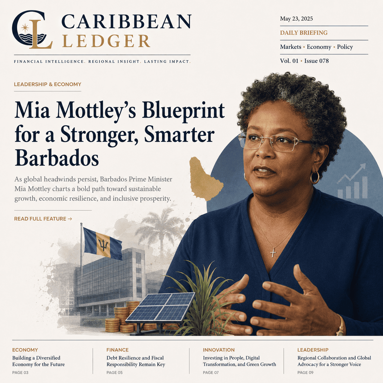 Mia Mottley’s Blueprint for a Stronger, Smarter Barbados